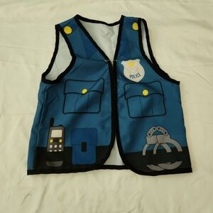 Horizon boys size 6-7 police costume vest #124